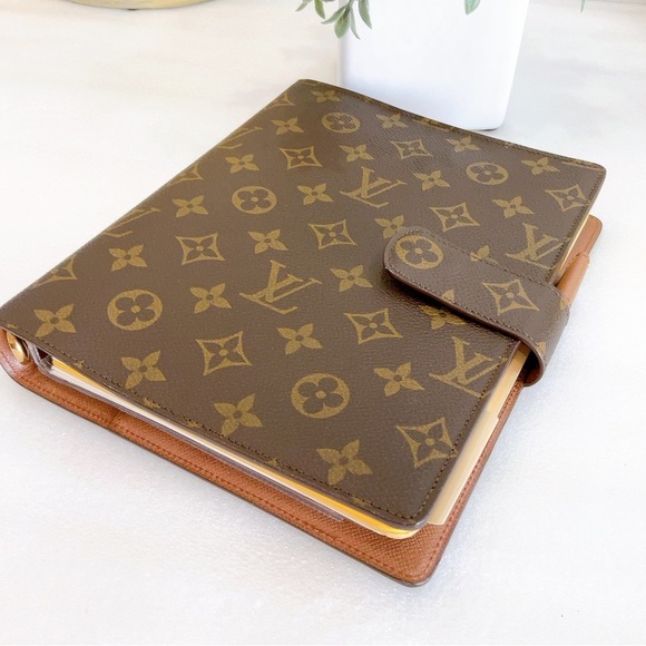 Very Rare💎 Authentic Louis Vuitton Agenda GM w/ inserts Monogram - Picture 10 of 16